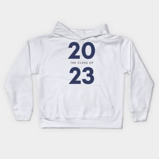 Class Of 2023. Simple Typography Black 2023 Class Of/ Graduation Design. Kids Hoodie